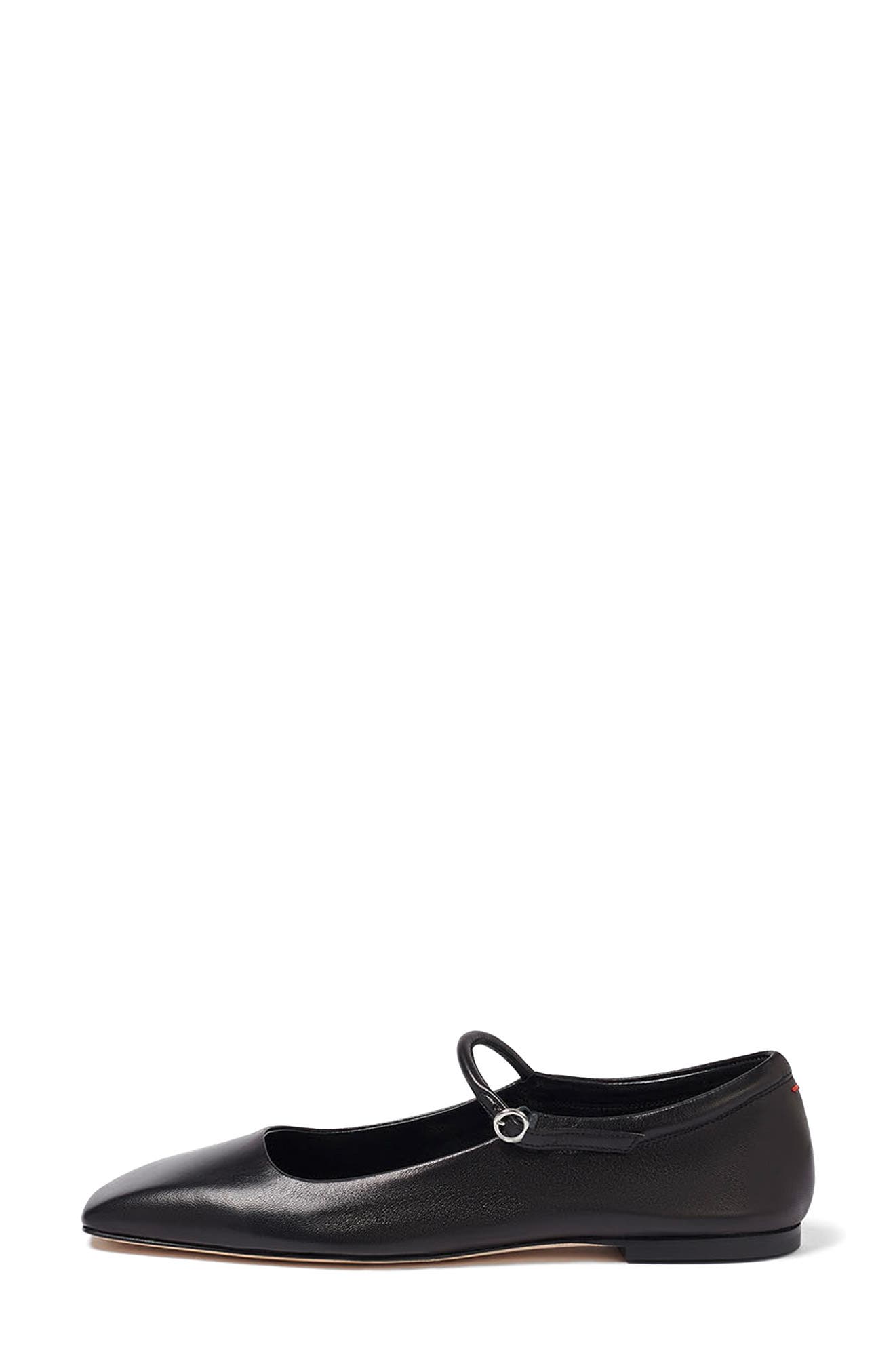 Uma Mary Jane Flat, Alternate, color, BLACK