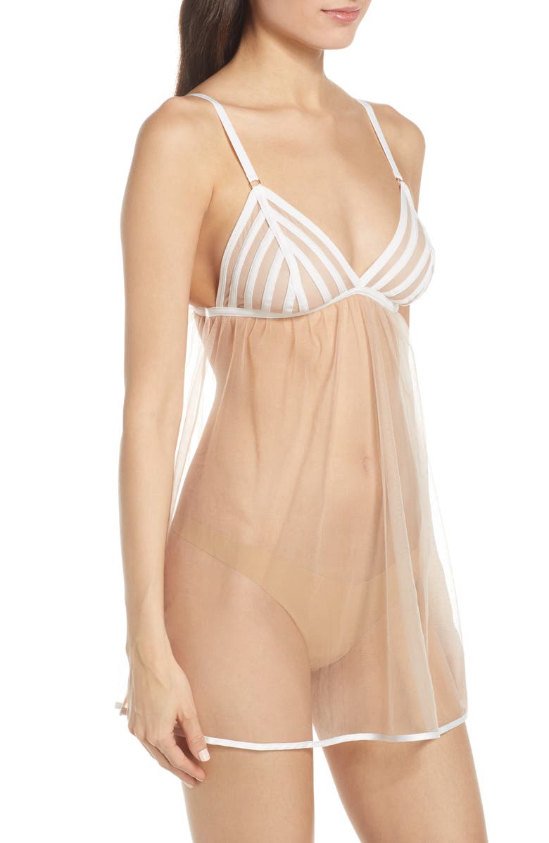 Bluebella London Sheer Chemise, Alternate, color,