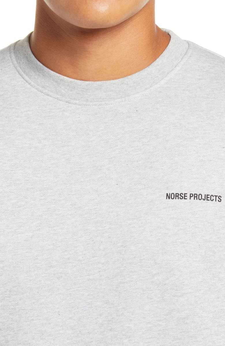 Norse Projects Vagn Men's French Terry Crewneck Sweatshirt, Alternate, color,