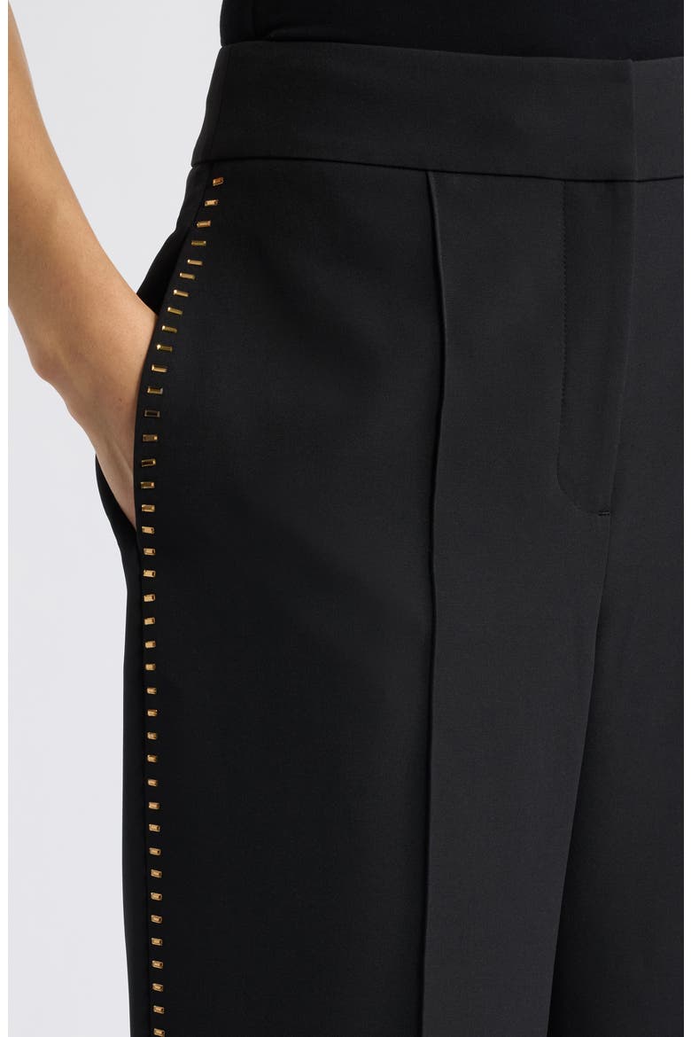 Margaret Pintuck Suit Pants, Alternate, color, NOIR