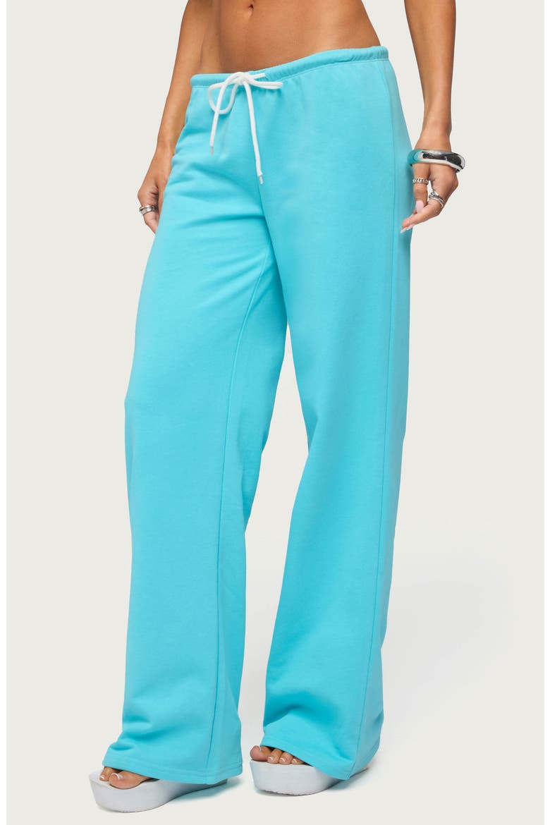 Callista Straight Leg Sweatpants, Alternate, color, TURQUOISE