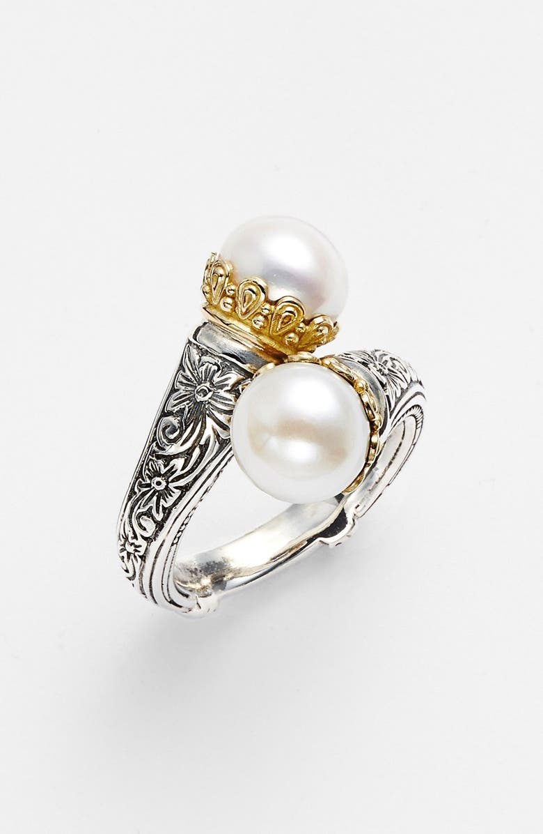 Konstantino 'Hermione' Pearl Coil Ring, Main, color, 