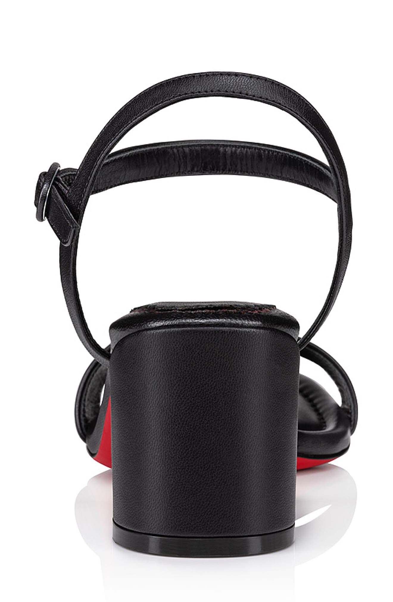 Christian Louboutin Miss Jane Sandal, Alternate, color, Black