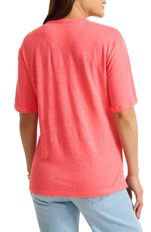 Tommy Bahama Linnea Placket Linen T-shirt