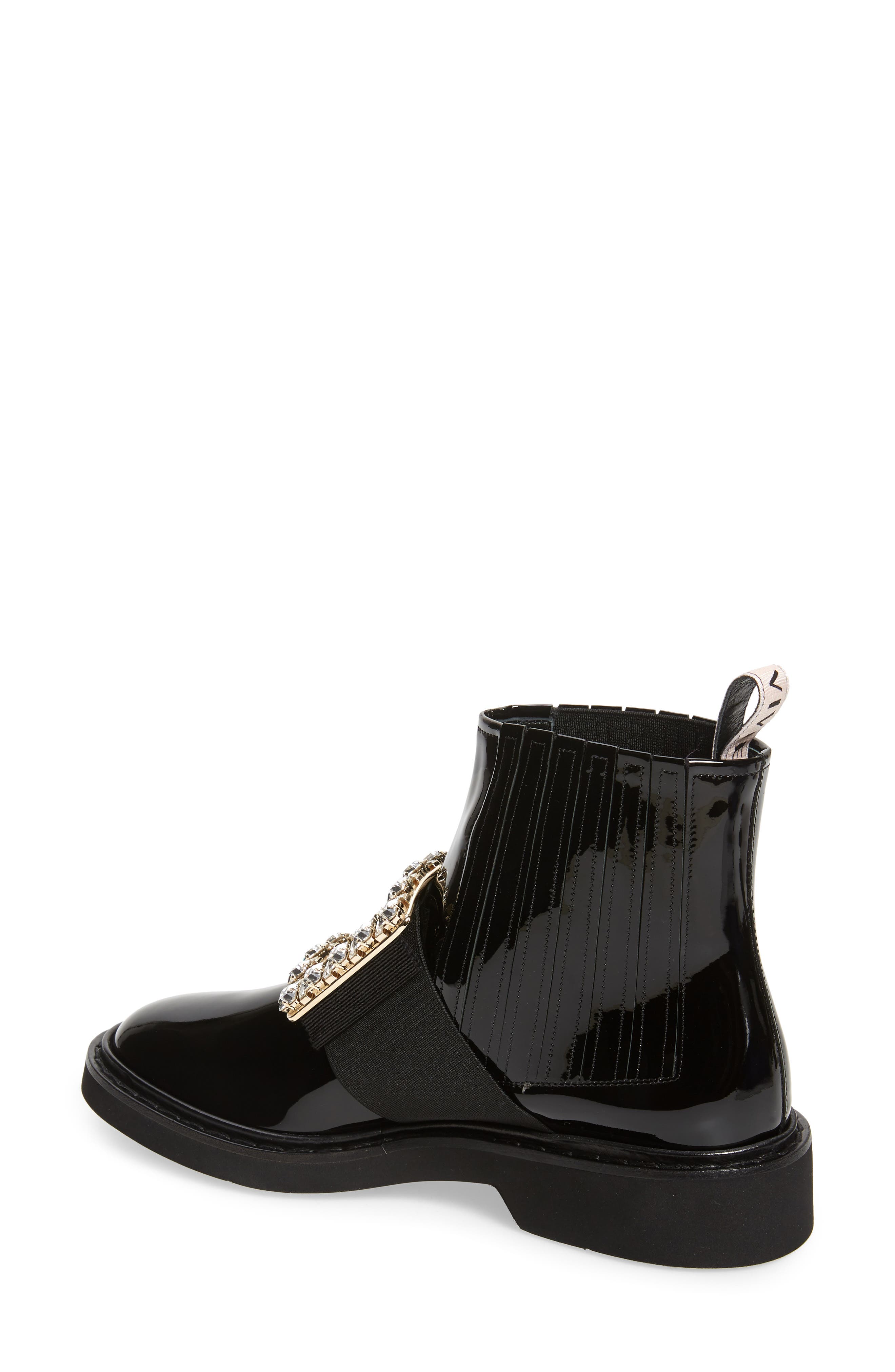 Roger Vivier Viv Rangers Buckle Chelsea Boot, Alternate, color, 