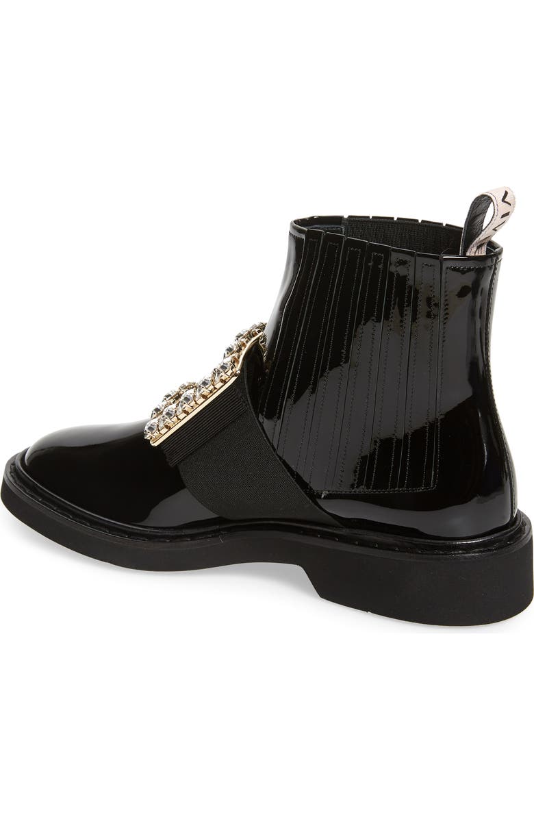Roger Vivier Viv Rangers Buckle Chelsea Boot, Alternate, color,