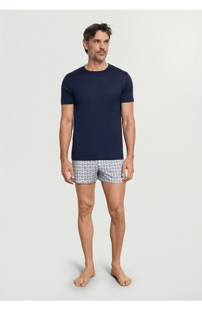 Hanro Fancy Jersey Cotton and TENCEL Boxers, Alternate, color, Pumpkin Ornaments