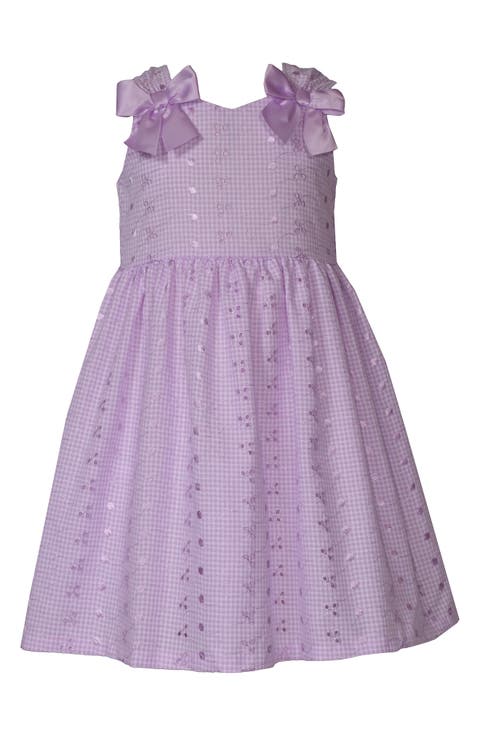 Bow Embroidered Eyelet Dress (Baby)