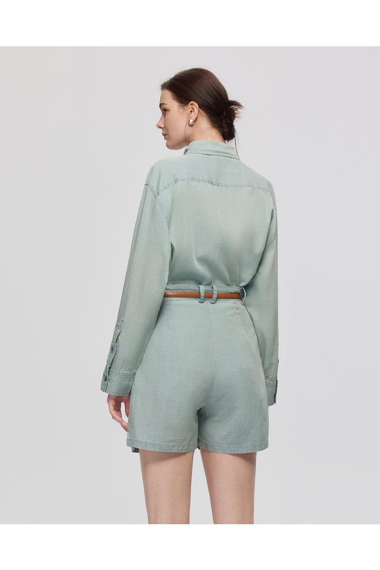 Lyricist Pleated Shorts, Alternate, color, Chambray Blue