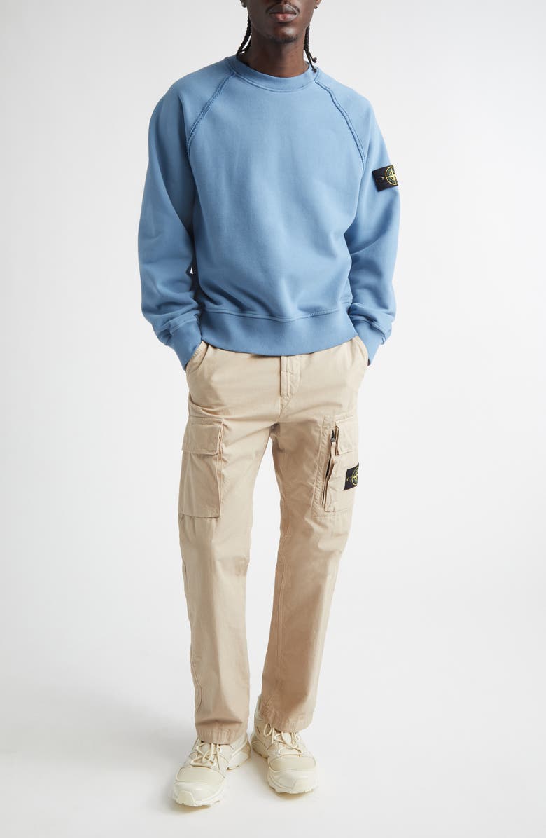 Stone Island Cotton Canvas Cargo Trousers, Alternate, color, V009a Desert