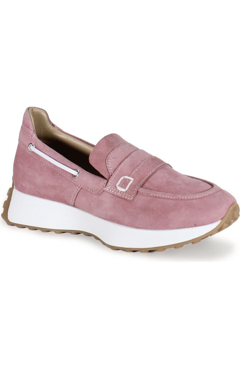 Diba True KISS MET Suede Slip On Sneaker Loafer, Main, color, Blush