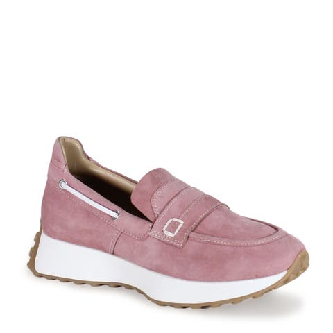 KISS MET Suede Slip On Sneaker Loafer