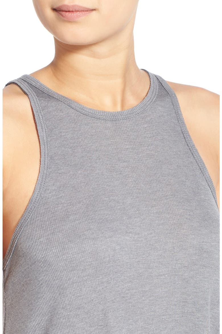 Rib Knit Tank, Alternate, color, GREY MEDIUM HEATHER