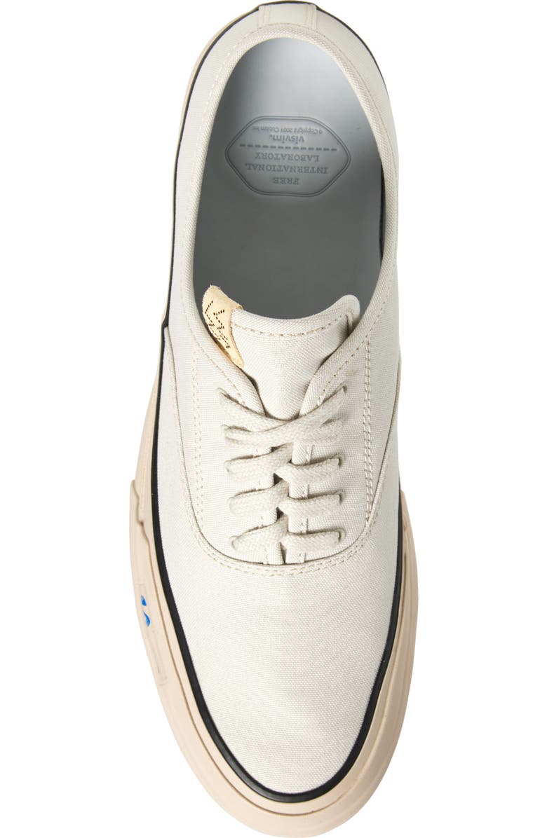 VISVIM Logan Lo Sipe Deck Shoe, Alternate, color, Ivory