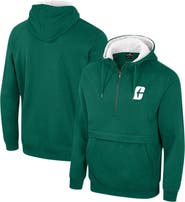 COLOSSEUM Men's Colosseum Green Charlotte 49ers Team Half-Zip Pullover Hoodie