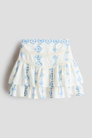 H&M Tiered cotton skirt