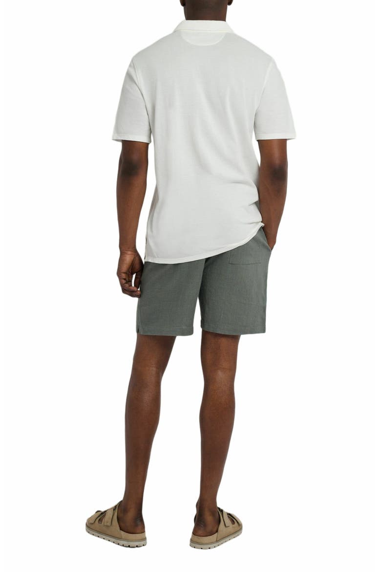 Johnny Collar Pique Polo, Alternate, color, WHITE