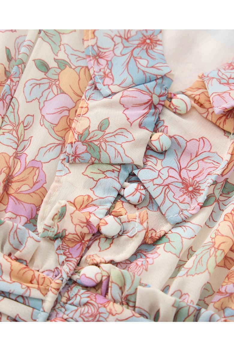 Posie Sleeve Mini Dress, Alternate, color, Floral