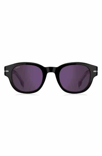 48mm Gradient Small Rectangular Sunglasses