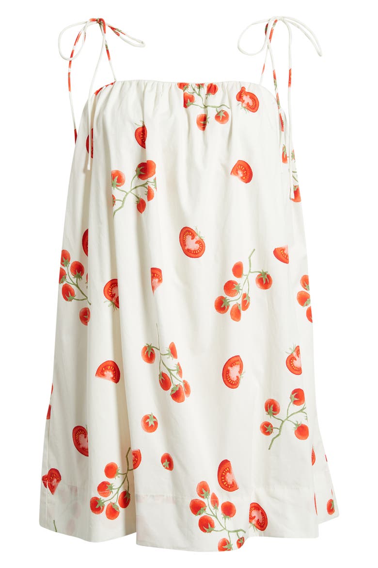 Bellissimo Tie Strap Dress, Alternate, color, IVORY MULTI