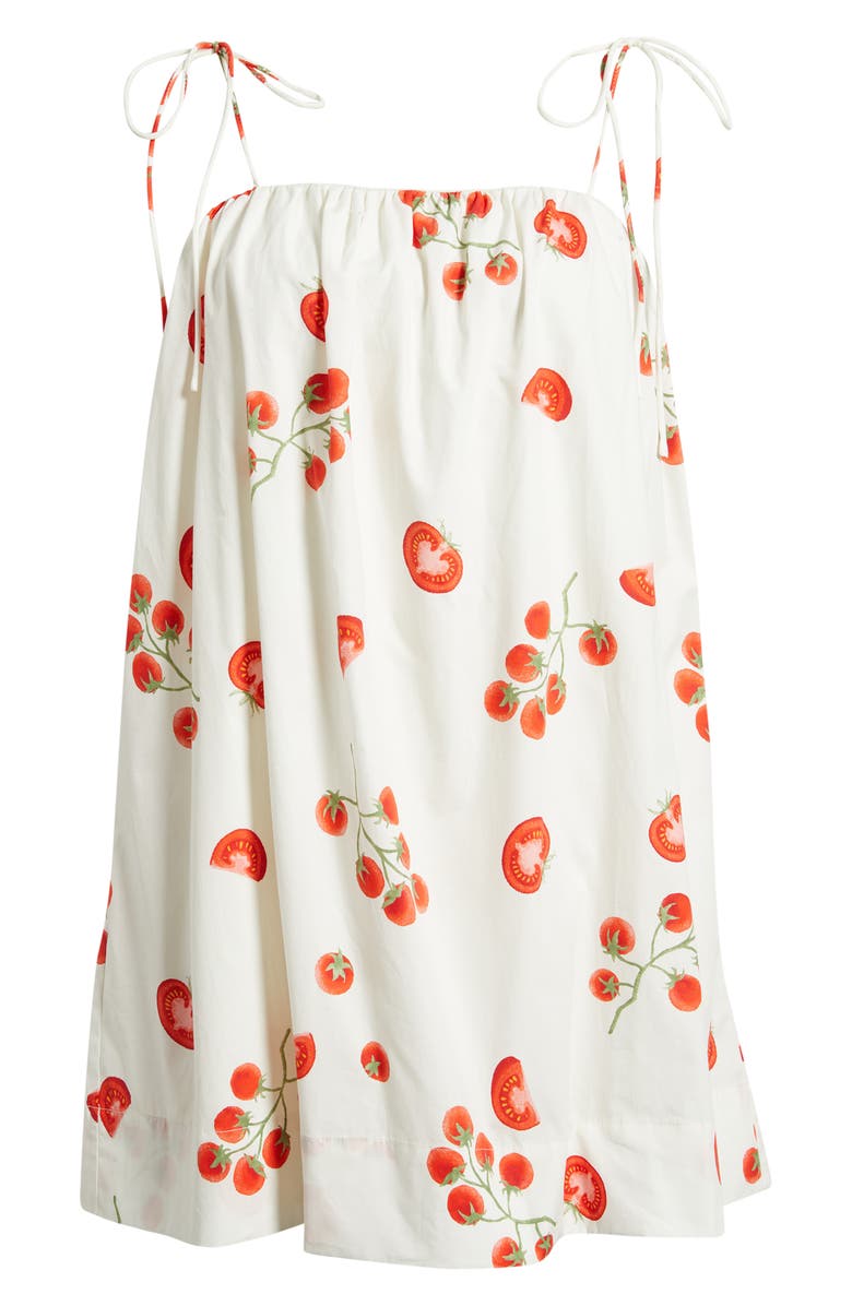 Line & Dot Bellissimo Tie Strap Dress, Alternate, color, Ivory Multi