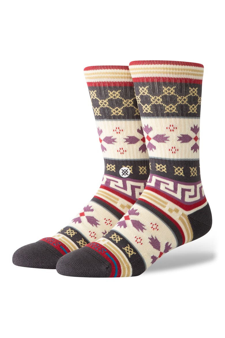 'Tis the Season Crew Socks, Alternate, color, IVORY