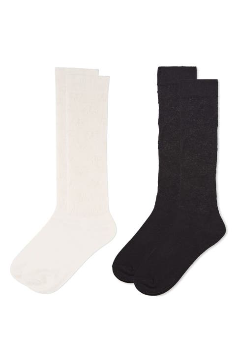 Assorted 2-Pack Knee High Socks