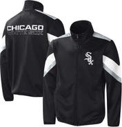 G-III SPORTS BY CARL BANKS Men's G-III Sports by Carl Banks Black Chicago White Sox Earned Run Full-Zip Jacket