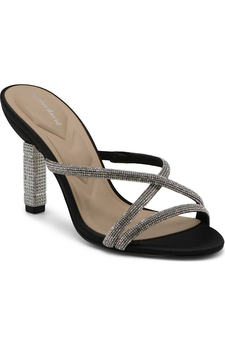 Charles David Carolyn Crystal Embellished Slide Sandal, Main, color,