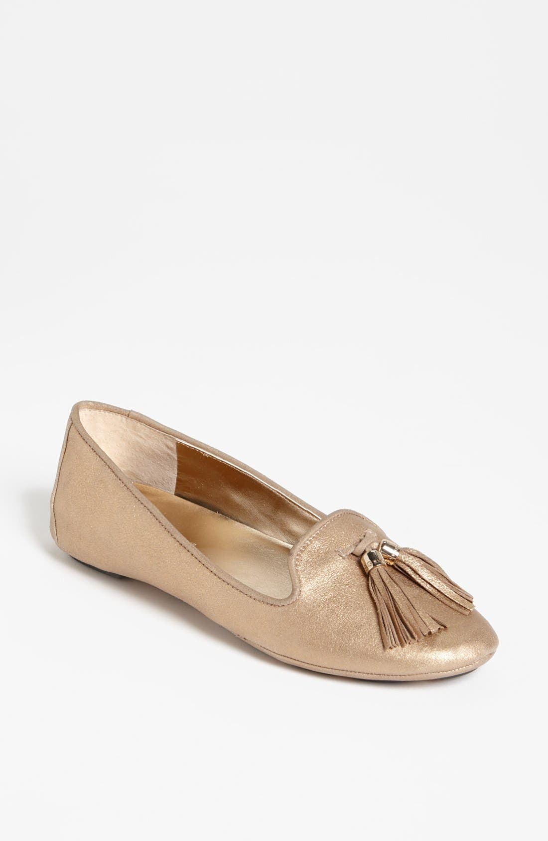 'Leonna' Flat, Main, color, GOLD DUST