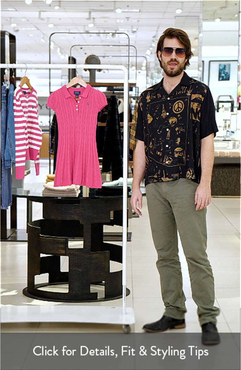 Kids' Cotton Cable Knit Sweater Dress, sales video thumbnail