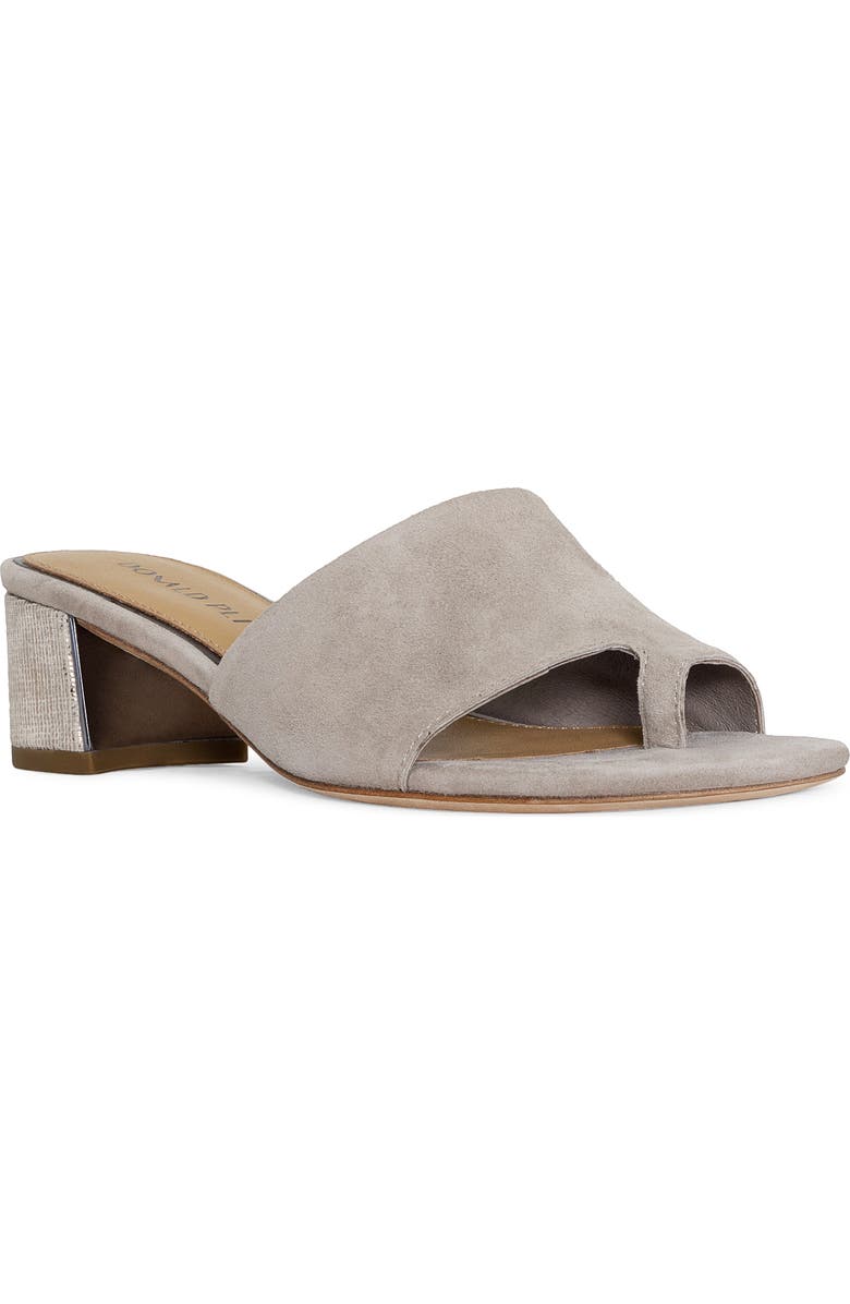 Donald Pliner Snakeskin Embossed Block Heel Sandal, Main, color,