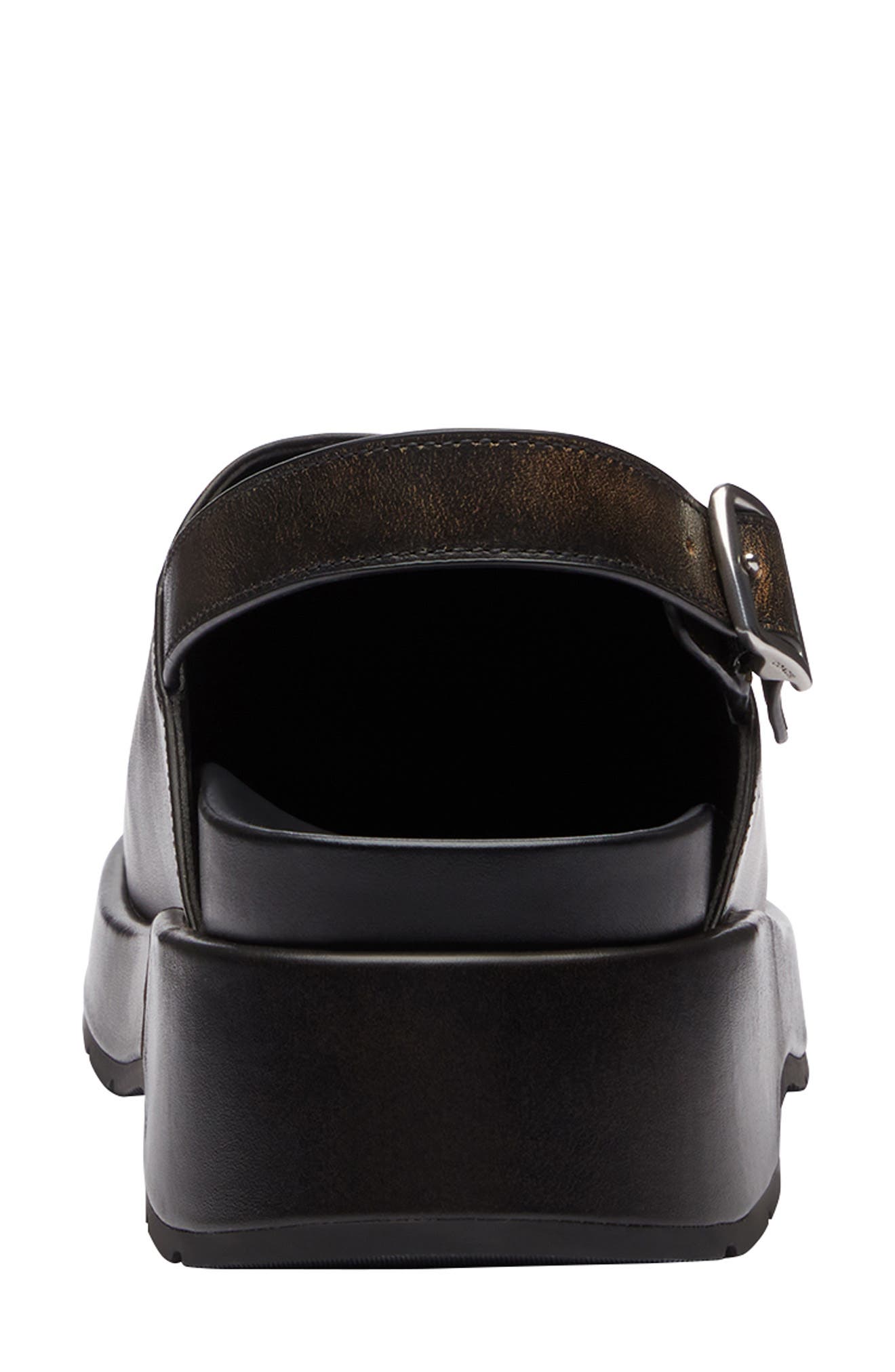 COACH Sculpted C Loved Slingback Platform Clog, Alternate, color, Black