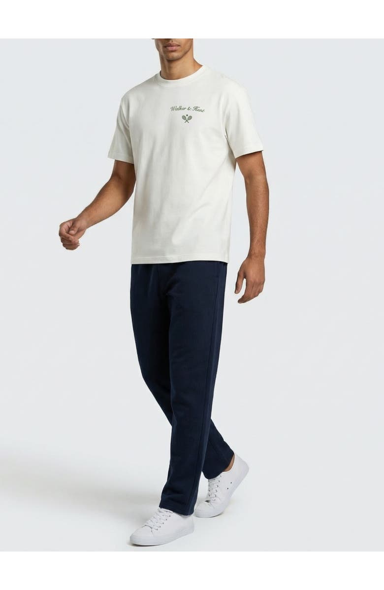 Walker & Hunt Saint-Tropez Tennis Club Oversized Tee, Alternate, color, Cream