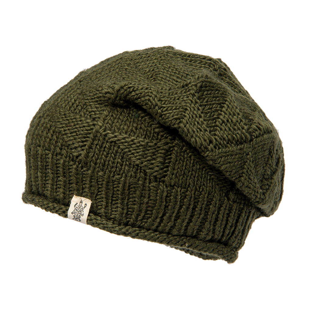 Nirvanna Designs Wave Slouch In Olive