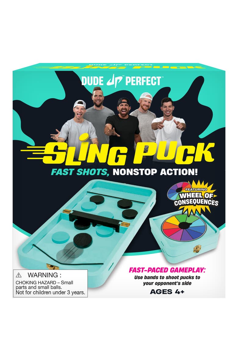 Sling Puck & Checkers Game Set, Main, color, NO COLOR