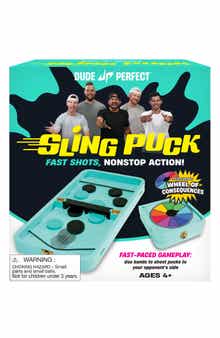 DUDE PERFECT Sling Puck & Checkers Game Set