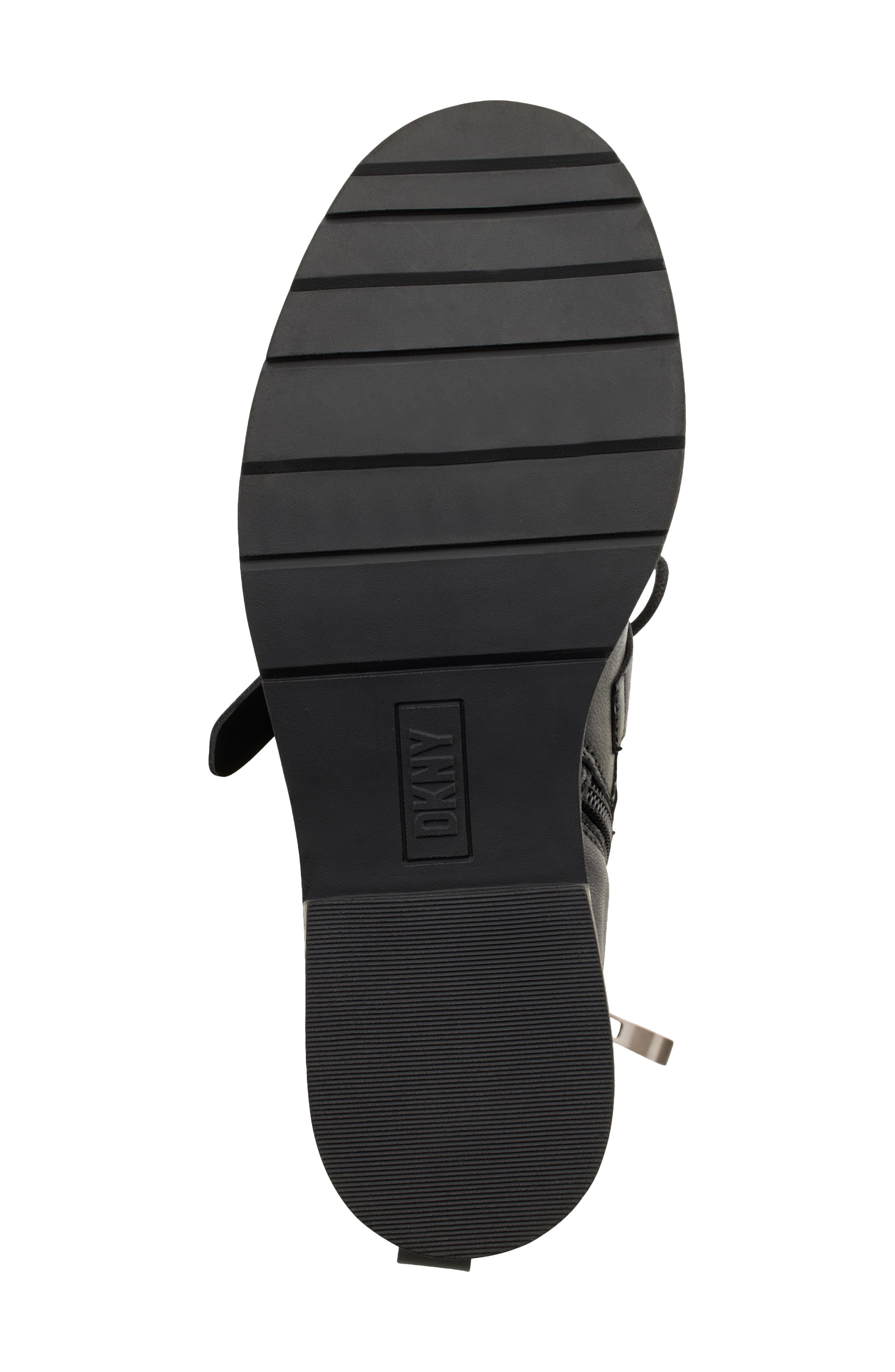 DKNY Ita Combat Boot, Alternate, color, Black