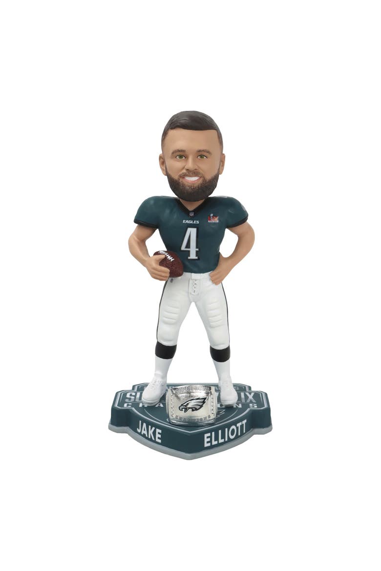Jake Elliot (Philadelphia Eagles) Super Bowl LIX Champ Bobblehead, Main, color, Multi-Color