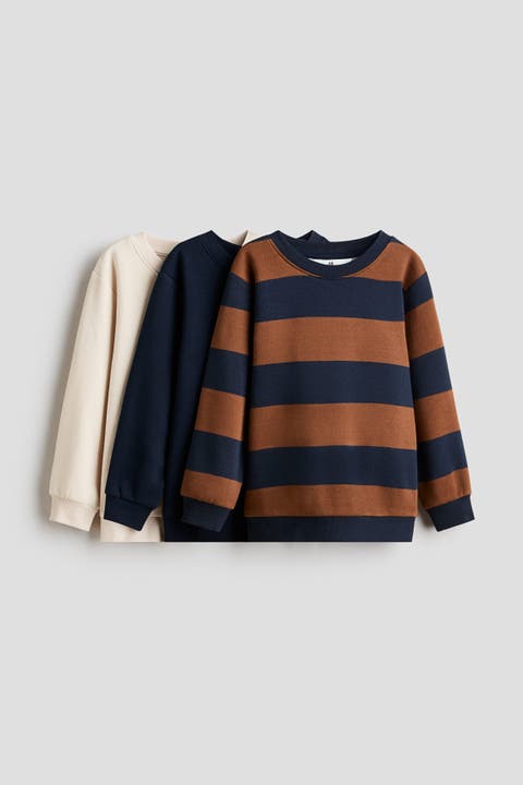 3-Pack Brushed-Inside Sweatshirts