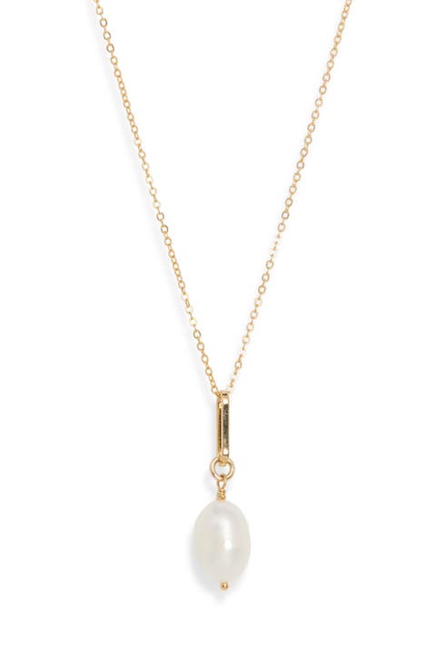 Sadie Freshwater Baroque Pearl Pendant Necklace
