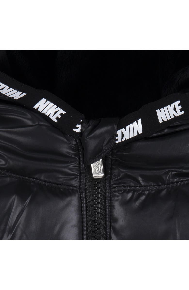 Nike Kids' Chevron Cinched Quilted Jacket, Alternate, color, 