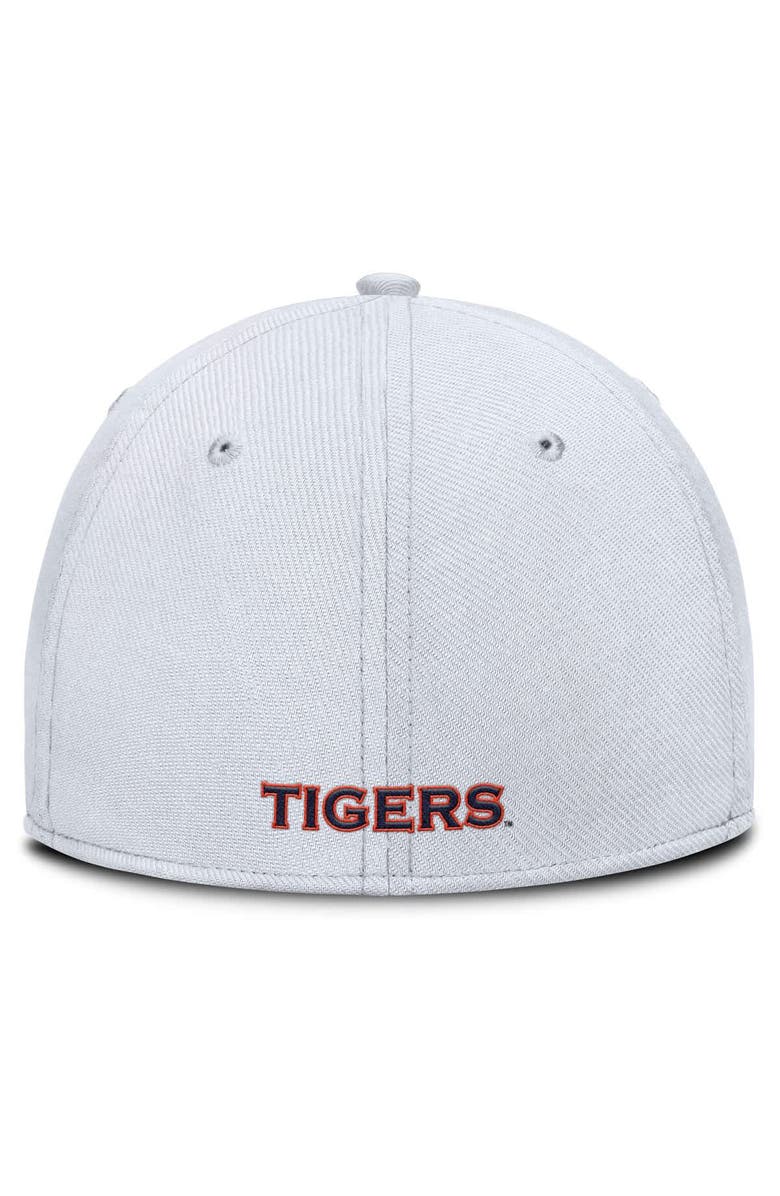 Nike Men's Nike White Auburn Tigers 2025 On-Field Rise Dri-FIT Flex Hat, Alternate, color, 