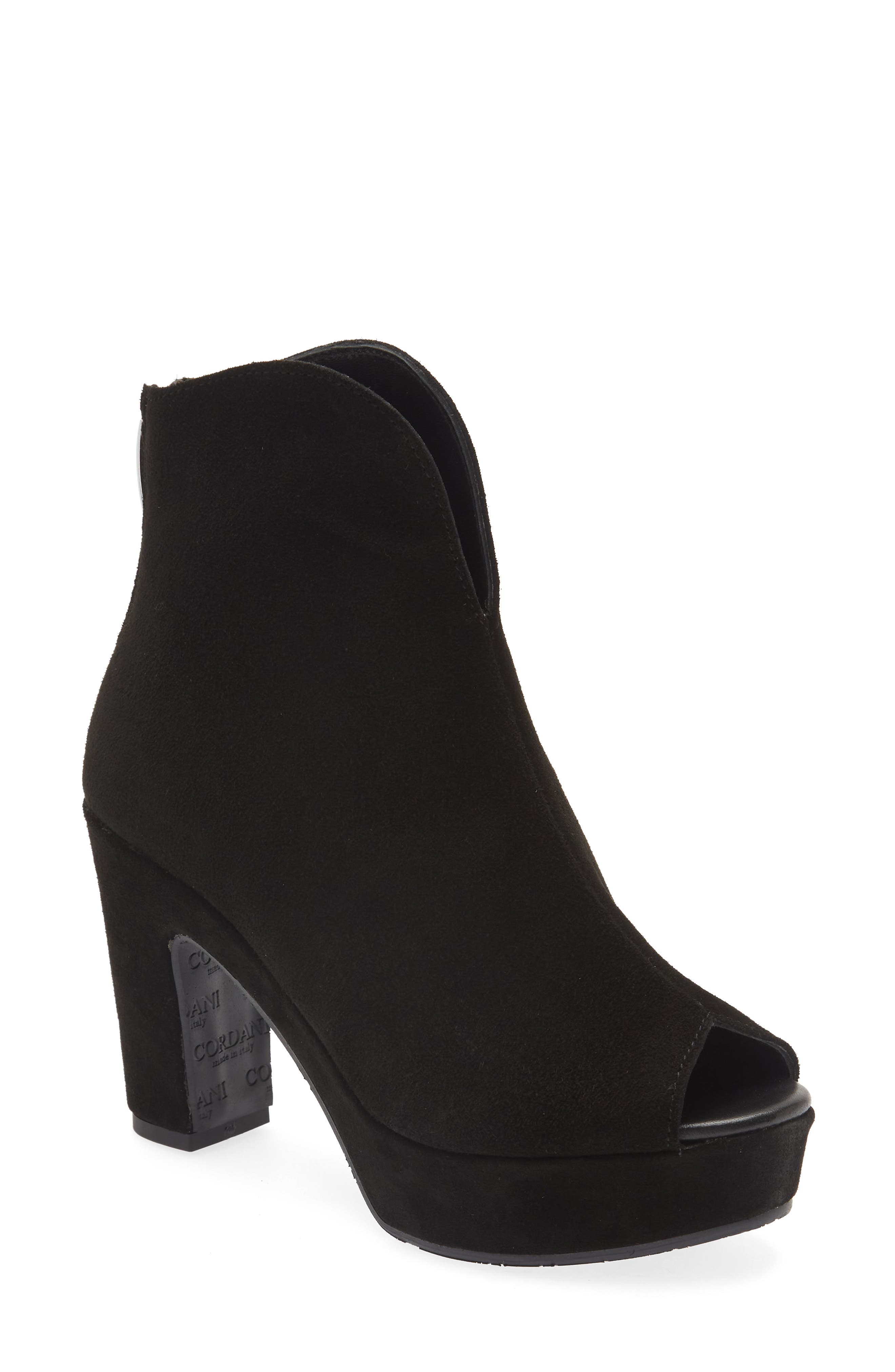Cordani Tabbi Peep Toe Bootie, Main, color, 