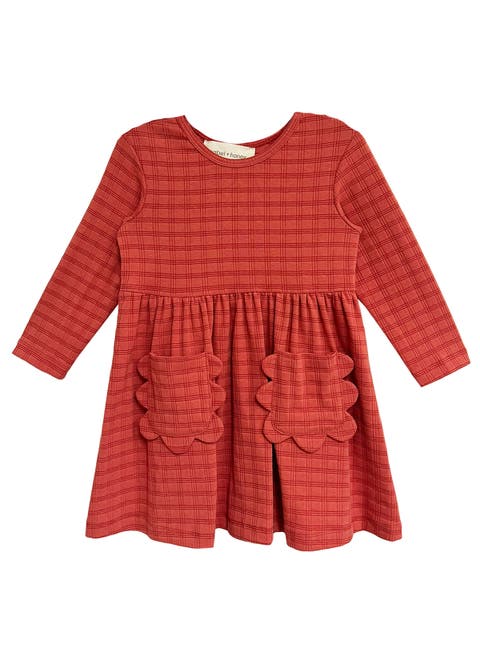 Tea Party Red Gingham Dress (Toddler, Little Kid & Big Kid)