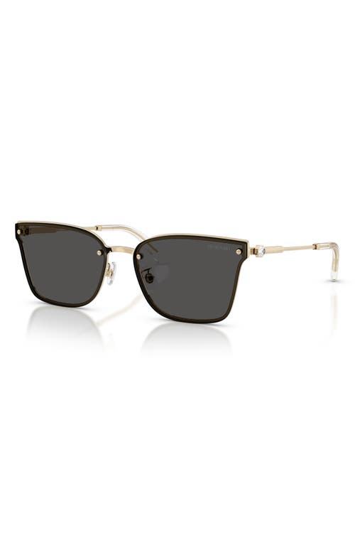 Swarovski 62mm Irregular Sunglasses