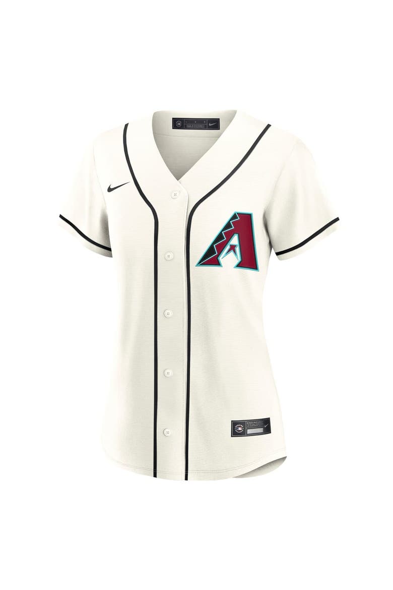 Women's Nike Corbin Carroll Cream Arizona Diamondbacks Home Replica Jersey, Alternate, color, Cream
