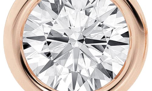 Badgley Mischka Collection Round Cut Lab Created Diamond Stud Earrings In 1 Ctw Rose Gold