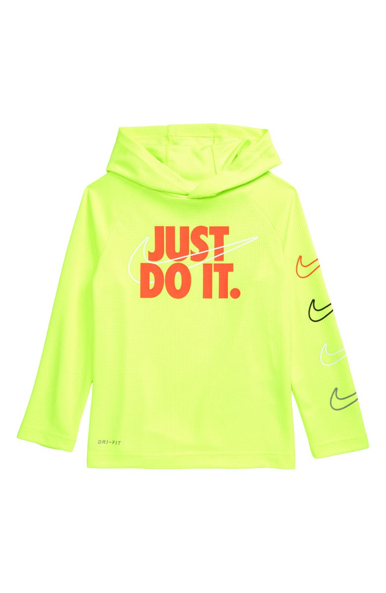 Nike Kids' Dri-FIT Logo Hoodie, Main, color, 
