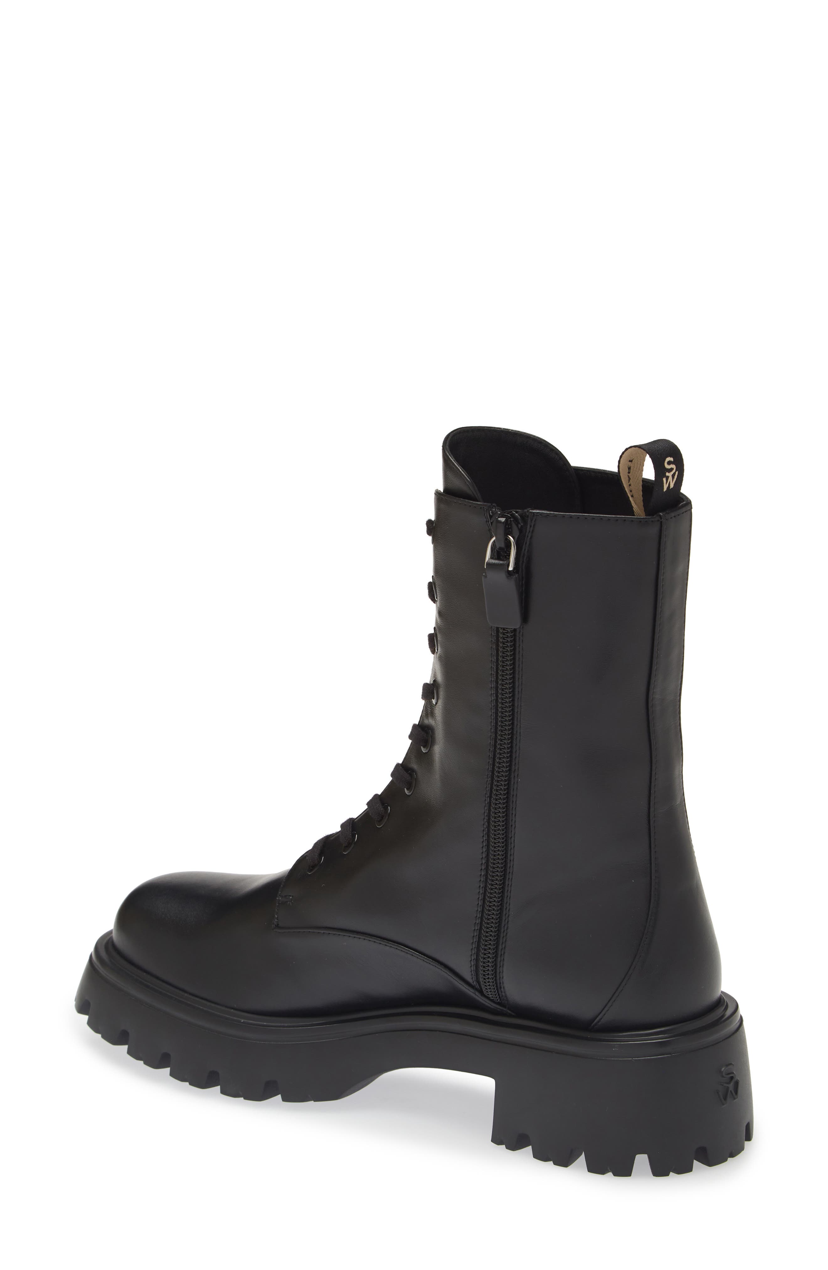 Stuart Weitzman Emerson Lace-Up Bootie, Alternate, color, 